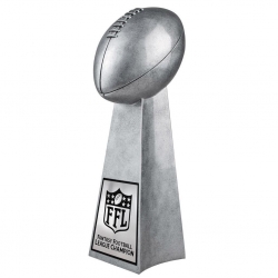 Fantasy Football Trophy Resin 9.5'' Vince Lombardi Replica Award
